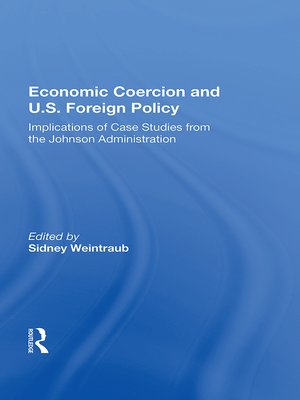 cover image of Economic Coercion and U.s. Foreign Policy